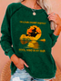 Sweat-shirts Décontracté Toussaint Automne à Haute Élasticité Ample Manches Longues Régulier Droit Régulier pour Femmes