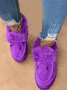 Bottes Rétro Hiver Quotidien Cuir à Talon Plat Bout Fermé Caoutchouc à Enfiler pour Femmes