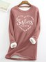 Sweat-shirts Décontracté Imprimé d'Animal Printemps / Automne Léger Micro-élasticité Quotidien Coupe Régulière Manches Longues Régulier pour Femmes