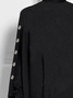 Chemises Décontracté Plain Hiver Micro-élasticité Quotidien Ample Jersey Manches Longues Col Roulé pour Femmes