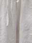Pantalons Femmes Décontracté Plain Toutes Les Saisons Coton Naturel Ample Pantalon navet Droit Régulier