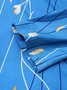 Robes Femmes Décontracté Floral Automne Coupe Régulière Mi-longue T-shirt Robe Trapèze Moyen Élasticité Régulier Taille