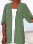 Kimono Décontracté Plain Été Polyester Naturel Aucune élasticité Meilleure vente Droit Mini pour Femmes