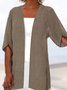 Kimono Décontracté Plain Été Polyester Naturel Aucune élasticité Meilleure vente Droit Mini pour Femmes