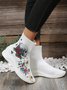 Bottes-chaussettes Décontracté Toussaint Automne Augmentation de la hauteur Bout Fermé Tissu de Grande Taille Caoutchouc Bottes-chaussettes pour Femmes