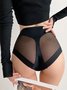 Culottes Plain Toutes Les Saisons Simple Nylon Respirable Quotidien Culottes 1 * Culotte ÉPINGLES Style pour Femmes