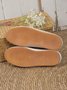 Appartements Femme Casual  Chat Split Joint  Talon Plat Tissu Slip On EVA