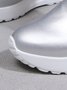 Profond bouche Unique Chaussures Décontracté Floral Toutes Les Saisons Brodé Bout Fermé Caoutchouc à Enfiler Augmentation de la hauteur Chaussures à bouche profonde pour Femmes