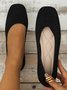 Chaussures à Tige Basse Décontracté Plain Toutes Les Saisons Quotidien à Talon Plat Tissu de Maille Tissu Caoutchouc à Enfiler pour Femmes