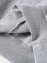 Sweat-shirts Femmes Décontracté Printemps / Automne Lettres de texte Polyester Naturel Micro-élasticité Quotidien Manches Longues Droit