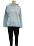 Deux Pièces Ensembles Femmes Décontracté Printemps / Automne Lettres de texte Sweat-shirt à Capuche Naturel Ample Manches Longues Top Avec Pantalons Droit