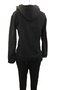 Deux Pièces Ensembles Femmes Décontracté Printemps / Automne Lettres de texte Sweat-shirt à Capuche Naturel Ample Manches Longues Top Avec Pantalons Droit
