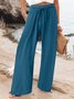 Pantalons Femmes Décontracté Plain Printemps / Automne Polyester Naturel Quotidien Long Droit Régulier