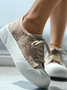 Chaussures de skate Femmes Décontracté Plain Toutes Les Saisons Quotidien à Talon Plat Toile Tulle Caoutchouc à Lacets