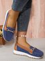 Chaussures à Tige Basse Femmes Décontracté Toutes Les Saisons Motif Léopard Quotidien à Bout Ouvert PU Caoutchouc à Enfiler Chaussures à Tige Basse