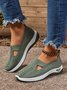 Chaussures à Tige Basse Femmes Décontracté Plain Toutes Les Saisons à Talon Plat Tulle Tissu de Maille Caoutchouc à Enfiler Chaussures à Tige Basse