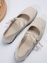 Chaussures à Tige Basse Femmes Décontracté Plain Toutes Les Saisons Quotidien à Talon Plat Faux Suède PU Caoutchouc à Enfiler