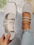 Chaussures à Tige Basse Femmes Décontracté Plain Toutes Les Saisons Quotidien à Talon Plat Faux Suède PU Caoutchouc à Enfiler