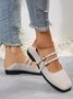 Chaussures à Tige Basse Femmes Décontracté Plain Toutes Les Saisons Quotidien à Talon Plat Faux Suède PU Caoutchouc à Enfiler