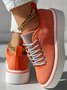 Chaussures de skate Femmes Décontracté Plain Toutes Les Saisons Quotidien à Talon Plat Tissu Toussaint Caoutchouc à Enfiler