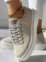 Chaussures de skate Femmes Décontracté Plain Toutes Les Saisons Quotidien à Talon Plat Tissu Toussaint Caoutchouc à Enfiler