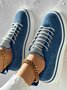 Chaussures de skate Femmes Décontracté Plain Toutes Les Saisons Quotidien à Talon Plat Tissu Toussaint Caoutchouc à Enfiler