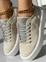 Chaussures de skate Femmes Décontracté Plain Toutes Les Saisons Quotidien à Talon Plat Tissu Toussaint Caoutchouc à Enfiler