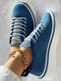 Chaussures de skate Femmes Décontracté Plain Toutes Les Saisons Quotidien à Talon Plat Tissu Toussaint Caoutchouc à Enfiler