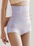 Culottes Femmes Décontracté Plain Toutes Les Saisons à Haute Élasticité Respirable Quotidien Culottes Standard Régulier