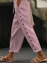 Pantalons Femmes Rayé Décontracté Printemps / Automne Polyester Naturel Quotidien Standard Pantalon droit Couture de poche