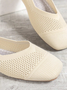 Chaussures à Tige Basse Décontracté Ethnique Toutes Les Saisons Quotidien à Talon Plat Coton Tissu de Maille Caoutchouc à Enfiler pour Femmes