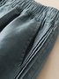 Pantalons Décontracté Plain Printemps / Automne Aucune élasticité Quotidien Ample Long Droit Régulier pour Femmes
