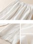 Pantalons Décontracté Plain Printemps / Automne Aucune élasticité Quotidien Ample Long Droit Régulier pour Femmes
