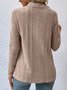 Kimono Femmes Décontracté Plain Printemps / Automne Naturel Standard Manches Longues Col Châle Régulier Élasticité moyenne