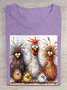 T-shirts Femmes Décontracté Turquie Été Coton Quotidien Ample Manches Courtes Élasticité moyenne Oui