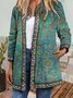 Blousons Femmes Décontracté Plain Printemps / Automne Zip Naturel Micro-élasticité Manches Longues Régulier Droit