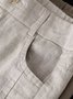 Pantalons Femmes Décontracté Plain Printemps / Automne Aucune élasticité Ample Standard Coton Et Lin Pantalons Harem Droit