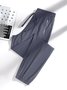 Pantalons Décontracté Plain Printemps / Automne Nylon Séchage Rapide Sportif & De Plein Air Ample Standard Élasticité moyenne pour Femmes
