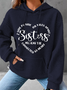 à Capuche Femmes Décontracté Printemps / Automne Coeur/cordé Polyester Sweat-shirt à Capuche Poids lourd Quotidien Ample Régulier