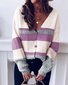 Cardigans Femmes Décontracté Plain Hiver Micro-élasticité Ample Manches Longues Laine/Tricot Régulier Droit