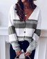 Cardigans Femmes Décontracté Plain Hiver Micro-élasticité Ample Manches Longues Laine/Tricot Régulier Droit