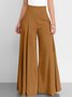 Pantalons Femmes Décontracté Plain Printemps / Automne Polyester Aucune élasticité Quotidien Ample Long Droit