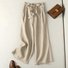 Pantalons Décontracté Ethnique Printemps / Automne Naturel Aucune élasticité Ample Coton Et Lin Pantalon droit Long pour Femmes