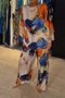 Deux Pièces Ensembles Femmes Décontracté Floral Printemps / Automne Naturel Quotidien Ample Top Avec Pantalons Droit Régulier