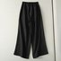 Pantalons Décontracté Ethnique Printemps / Automne Naturel Aucune élasticité Ample Coton Et Lin Pantalon droit Long pour Femmes