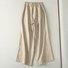 Pantalons Décontracté Ethnique Printemps / Automne Naturel Aucune élasticité Ample Coton Et Lin Pantalon droit Long pour Femmes