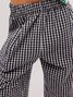 Pantalons Femmes Décontracté Printemps / Automne Plaid Tricoté Quotidien Taille Élastique Standard Long Droit