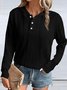à Capuche Femmes Décontracté Plain Printemps / Automne Sweat-shirt à Capuche Naturel Micro-élasticité Manches Longues Droit Régulier