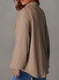 Blousons Femmes Décontracté Plain Printemps / Automne Aucune élasticité Quotidien Meilleure vente Droit Régulier Col de Chemise
