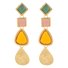 Boucles d'oreilles Femme Décontracté Plain Toutes Les Saisons Métal Goujon Vacances